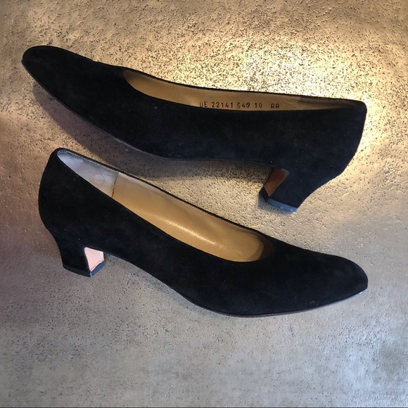 Salvatore Ferragamo Shoes - *PRICE DROP*  Salvatore Ferragamo Black Suede Heels sz 10